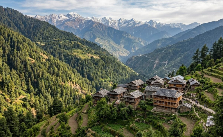Scenic View Tirthan Valley